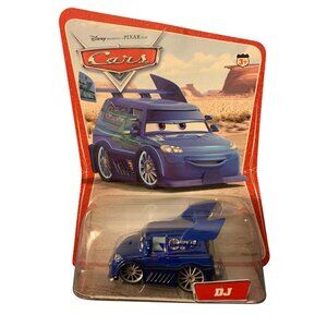 Disney Pixar Cars DJ Diecast Toy Car Blue By Mattel For Ages 3+ 1:55